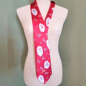 BOGO  Vintage Santa Tie Ho Ho Tie Christmas Gift Party Men's